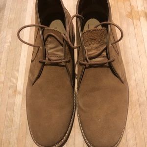 Men’s Camel Suede Boots by GH Bass, Size 9 1/2